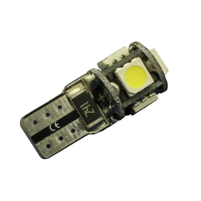 LED žárovka 501W5W T10 12V 5SMD 5050