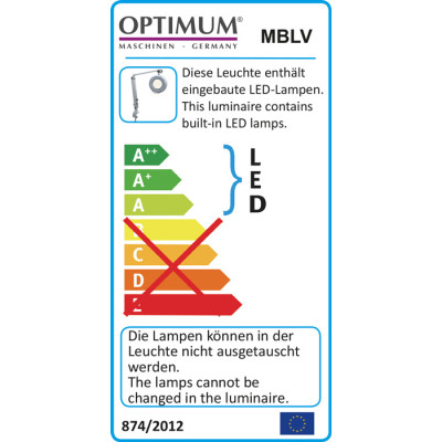 Zářivkové světlo s optickým zvětšením MBLV
