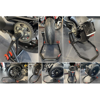 M-Style D22 zadní stojan pro letmé uložení kola - levostranný pro Ducati Streetfighter / S / V2 / V4