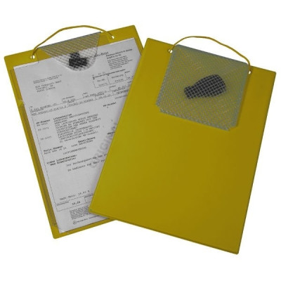 Desky na dokumenty A4 s kapsou, žluté - Turbo 9015-00336