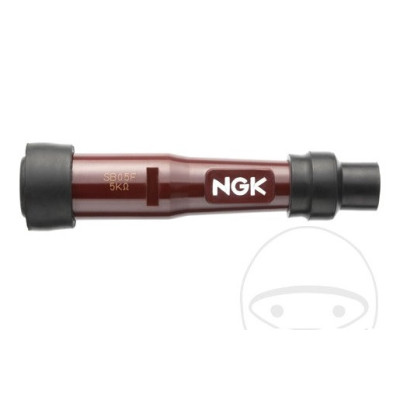 Koncovka zapalovací svíčky NGK SD05F-R červená