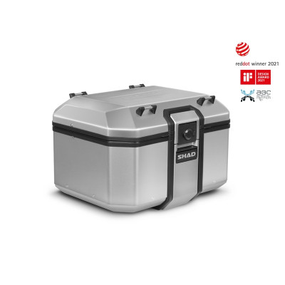 Kompletní sada hliníkových kufrů SHAD TERRA, 48L topcase   36L/47L boční kufry, včetně montážní sady a plotny SHAD Voge 500DS / 500DSX