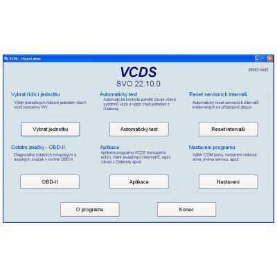 Diagnostika VAG-COM VCDS PROFI, bezdrátový systém, čeština, koncern VW a další