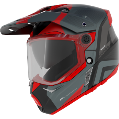 Enduro helma AXXIS WOLF DS hydra b5 matt red S