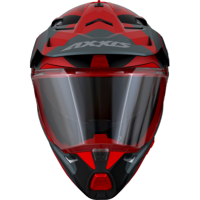 Enduro helma AXXIS WOLF DS hydra b5 matt red XL
