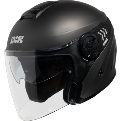 Otevřená helma iXS iXS100 1.0 X10065 matná šedá 2XL