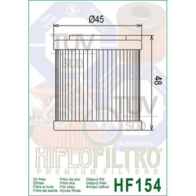 Olejový filtr HIFLOFILTRO HF154