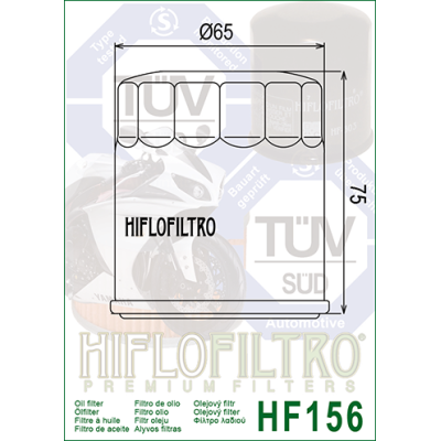 Olejový filtr HIFLOFILTRO HF156