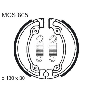 Brzdové čelisti LUCAS MCS 805