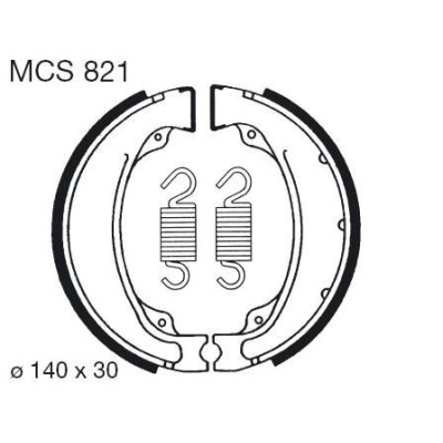Brzdové čelisti LUCAS MCS 821