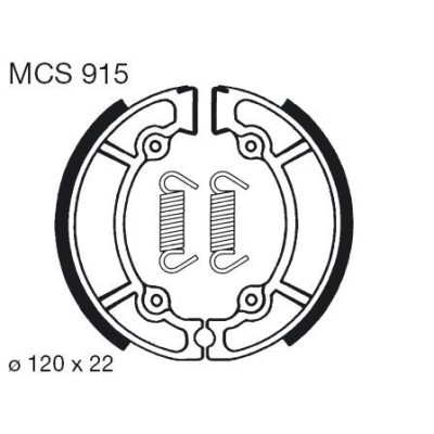 Brzdové čelisti LUCAS MCS 915