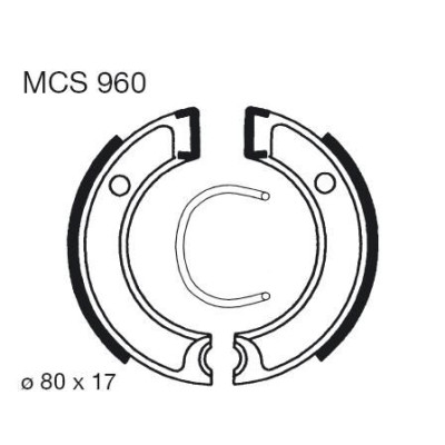 Brzdové čelisti LUCAS MCS 960