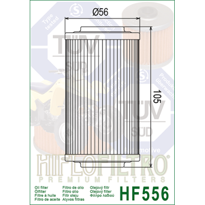 Olejový filtr HIFLOFILTRO HF556