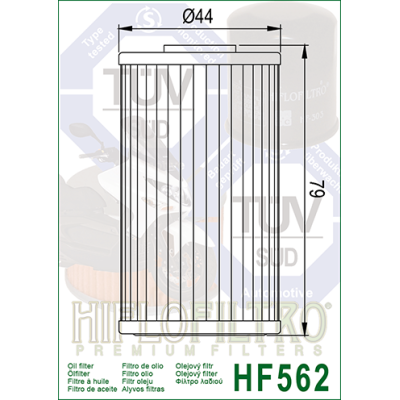 Olejový filtr HIFLOFILTRO HF562