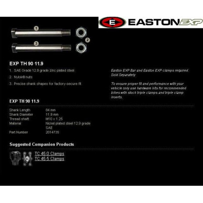 Montážní sada řidítek EASTON EXP EXP TH 90 11.9