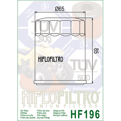 Olejový filtr HIFLOFILTRO HF196