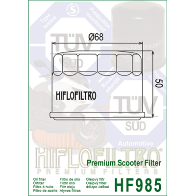 Olejový filtr HIFLOFILTRO HF985