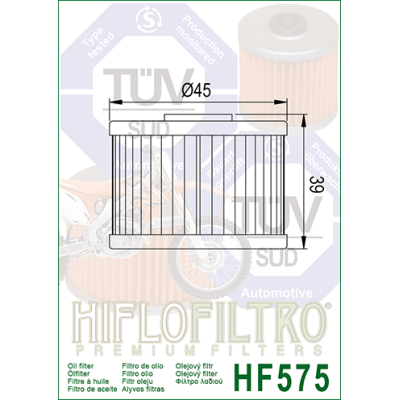 Olejový filtr HIFLOFILTRO HF575