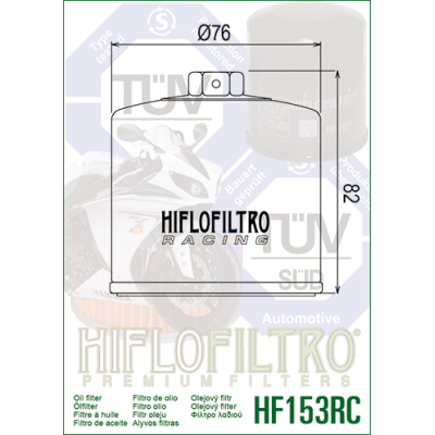 Olejový filtr HIFLOFILTRO HF153RC Racing