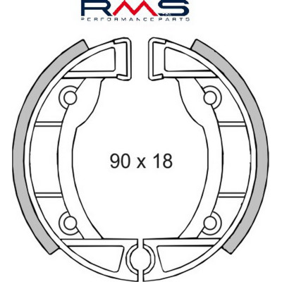 Brzdové čelisti RMS 225120190