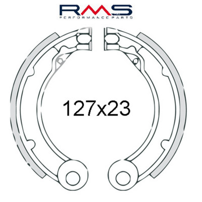 Brzdové čelisti RMS 225120530