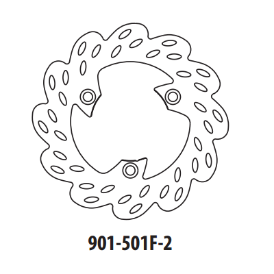 Brzdový kotouč GOLDFREN 901-501F-2 přední 220 mm