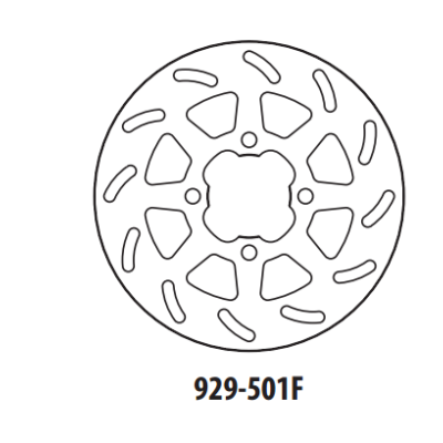 Brzdový kotouč GOLDFREN 929-501F přední 220 mm