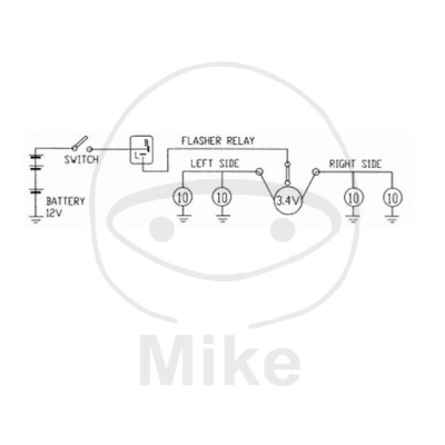 Přerušovač blinkrů JMP elektronický 12V 3pólový