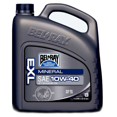 Motorový olej Bel-Ray EXL MINERAL 4T 10W-40 4 l