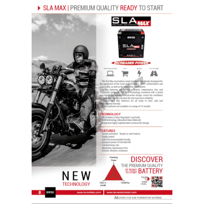 Továrně aktivovaná motocyklová baterie BS-BATTERY BTX20HL (FA) (YTX20HL (FA)) SLA MAX
