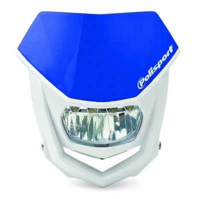 Maska se světlem POLISPORT HALO LED modrá Yam98