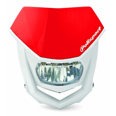 Maska se světlem POLISPORT HALO LED červená CR 04