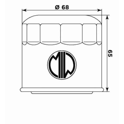 Olejový filtr MIW S3011 (alt. HF138)