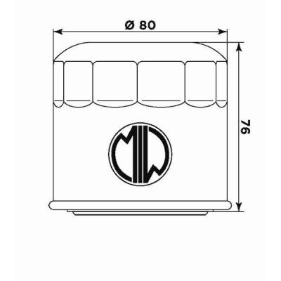 Olejový filtr MIW S3007 (alt. HF134)