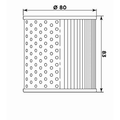 Olejový filtr MIW K2001 (alt. HF126)