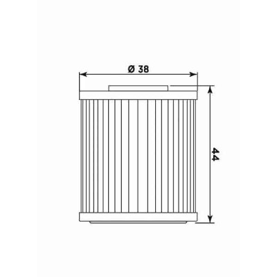 Olejový filtr MIW K2015 (alt. HF207)