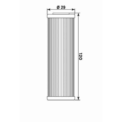 Olejový filtr MIW BT13001 (alt. HF631)