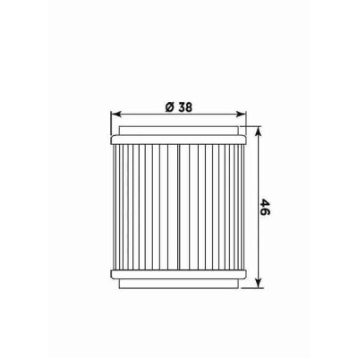 Olejový filtr MIW Y4018 (alt. HF981)