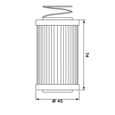 Olejový filtr MIW MV21002 (alt. HF567)