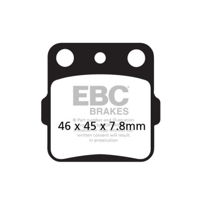 Brzdové destičky EBC MXS084