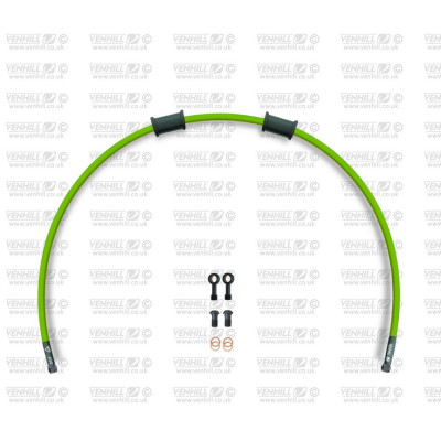 Hadice zadní brzdy Venhill POWERHOSEPLUS APR-10001RB-GR (1 hadice v sadě) zelené hadice, černé koncovky