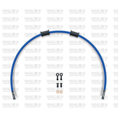 Hadice zadní brzdy Venhill POWERHOSEPLUS HON-10010RB-SB (1 hadice v sadě) modré hadice, černé koncovky