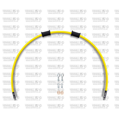 Hadice přední brzdy sada Venhill POWERHOSEPLUS YAM-1003FS-YE (1 hadice v sadě) žluté hadice, nerezové koncovky