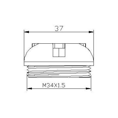 Zátka oleje PUIG 6779A modrá M34x1,5