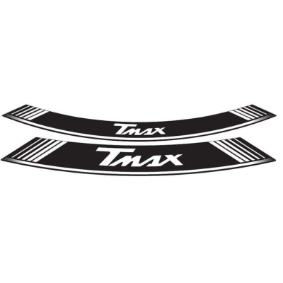 Linka na ráfek PUIG T-MAX 5532B bílá linky na ráfek - sada 8ks