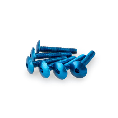 Šrouby PUIG ANODIZED 3995A modrá M6 x 30mm (6ks)