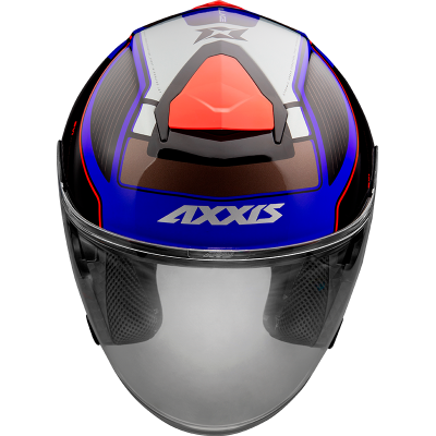 Otevřená helma AXXIS MIRAGE SV ABS village b7 matná modrá XL