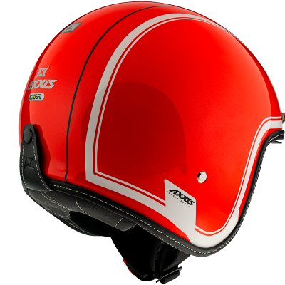 Otevřená helma AXXIS HORNET SV ABS royal a4 lesklá fluor červená XXL