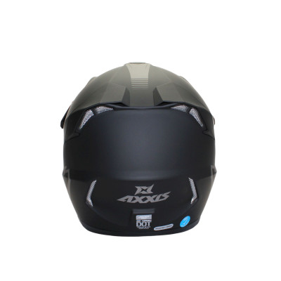 Motokrosová helma AXXIS WOLF ABS solid matná černá S