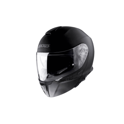 Výklopná helma AXXIS GECKO SV ABS solid lesklá černá M
